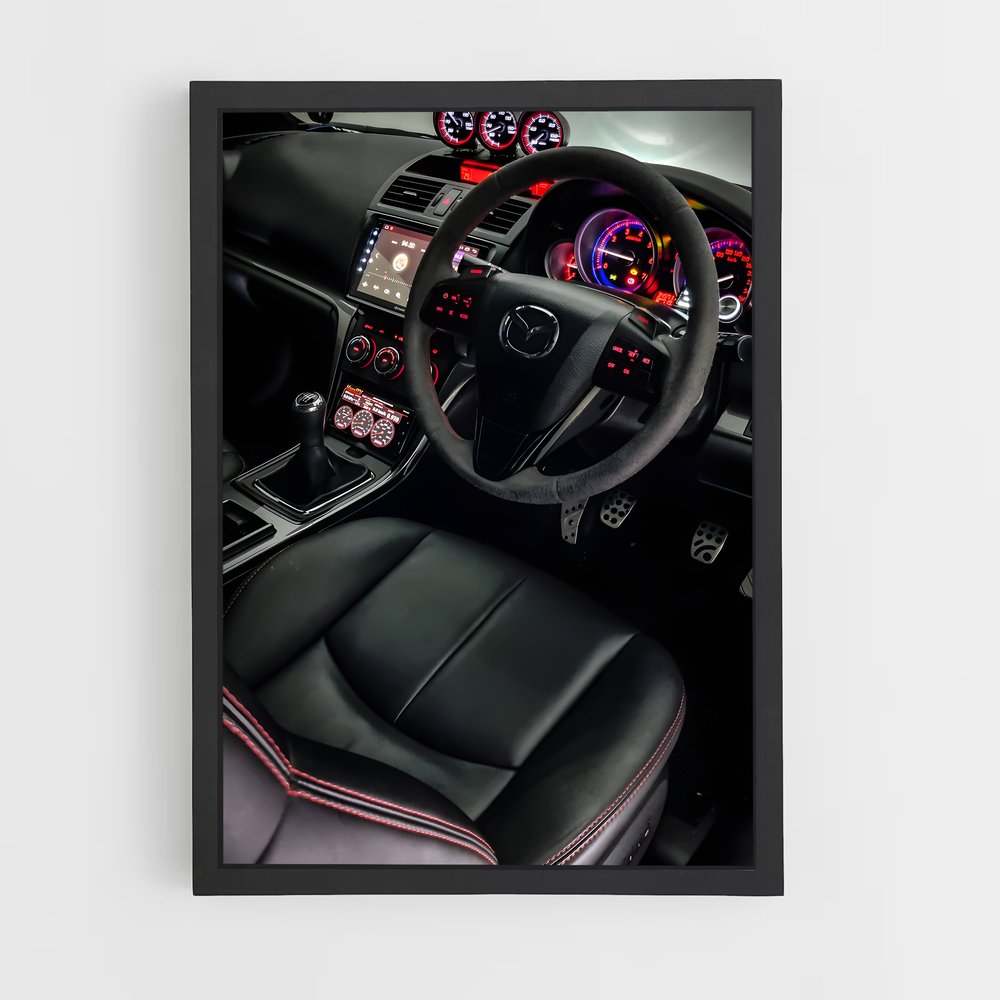 Poster Intérieur Sportif – affiche Mazda (vue 2)